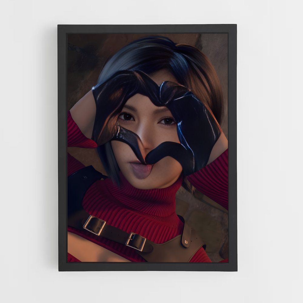 Poster Ada wong Evil – affiche Resident Evil (vue 2)